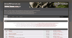 Desktop Screenshot of airsoftfoorum.ee
