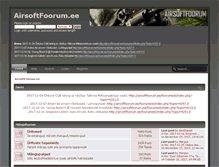 Tablet Screenshot of airsoftfoorum.ee